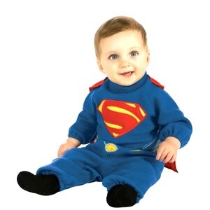 Rubies Costume Co Superman EZ-On Romper Costume 6-12 months